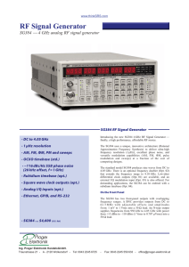 RF Signal Generator