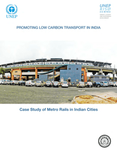Case Study of Metro Rails in Indian Cities