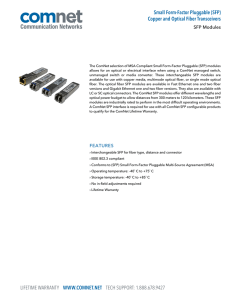 Small Form-Factor Pluggable (SFP)