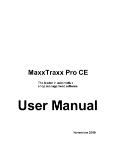 MaxxTraxx Pro CE