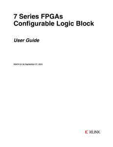 7 Series FPGAs Configurable Logic Block User Guide (UG474)