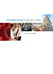 transforming cancer care - Giving to Yale