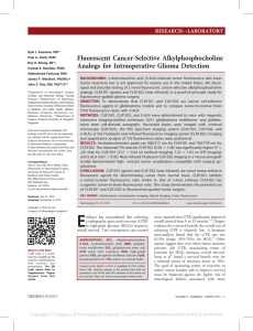 Fluorescent Cancer-Selective Alkylphosphocholine Analogs for