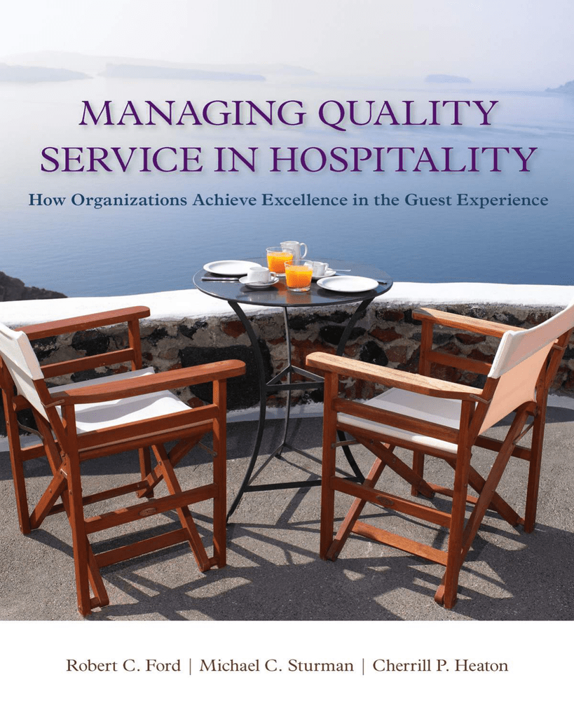 Managing The Guest Experience In Hospitality Ebook