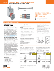 ACCEPTOR® SERIES • PLUGS AND RECEPTACLES URG