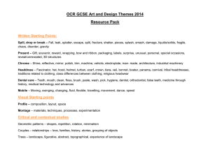 OCR GCSE Art and Design Themes 2014