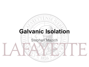 Galvanic Isolation - Sites at Lafayette