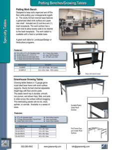 Greenhouse Furniture