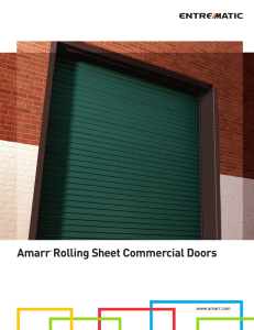 pdf - Amarr® Garage Doors