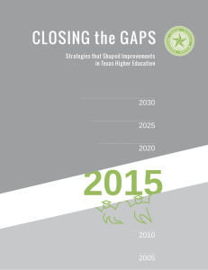 Closing the - Texas Higher Education Coordinating Board