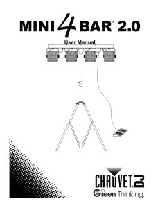Mini 4 Bar 2.0 Rev. 7 User Manual