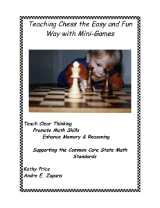 Teaching Chess the Easy and Fun Way with Mini