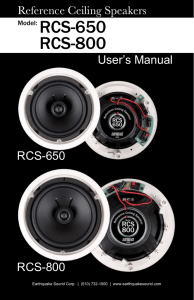 RCS-800 - Earthquake Sound