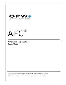340261 AFC Service Manual