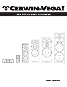 XLS SERIES LOUD SPEAKERS