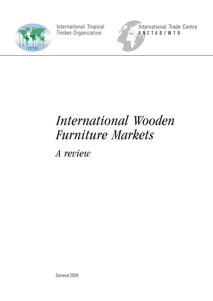 International Wooden Furniture Markets