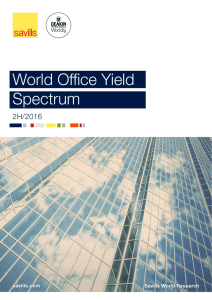 World Office Yield Spectrum