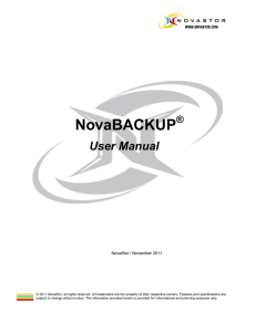 NovaBACKUP