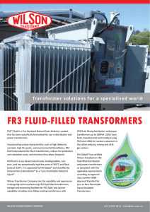 fr3 fluid-filled transformers