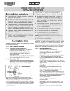 M390RFK Installation Instructions