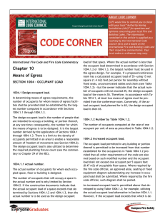ABOUT CODE CORNER - The Center for Campus Fire Safety