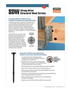 Simpson SDW Connectors