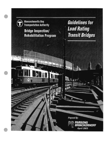 Guidelines for Load Rating MBTA Transit Bridges