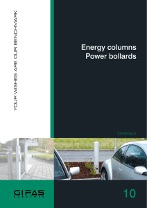Energy columns Power bollards