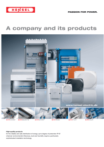 A company and its products