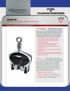 hydril ip pulsation dampeners