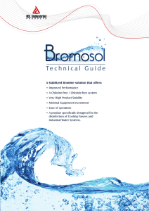 A Stabilized Bromine solution that offers: • Improved - ICL-IP