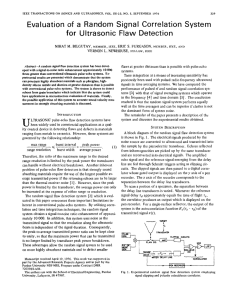 Evaluation of a Random Signal Correlation System