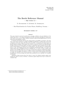 The Beetle Reference Manual - KIP