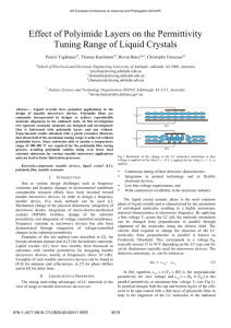 Effect of polyimide layers on the permittivity tuning range of nematic