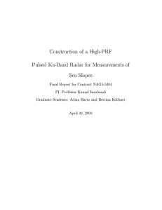 Construction of a High-PRF Pulsed Ku-Band Radar for