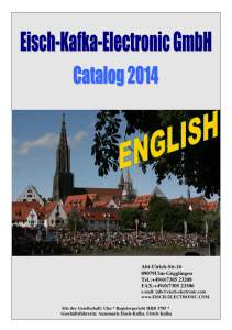 Eisch-Kafka Katalog 2014 Montage A5 Englisch.indd