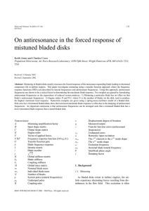 On antiresonance in the forced response of mistuned bladed disks