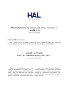 Modes, transient dynamics and forced response of - Tel