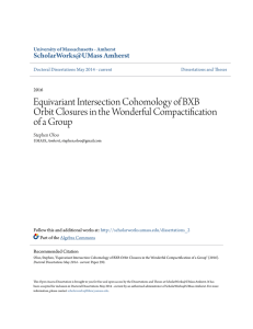Equivariant Intersection Cohomology of BXB Orbit Closures in the