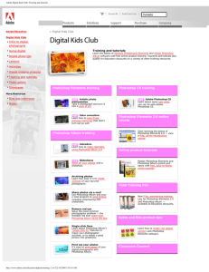 Digital Kids Clubs - to go back to the Index Page