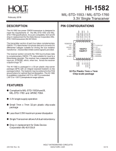 HI-1582 - Holt Integrated Circuits