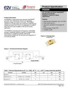 PE9309 - Peregrine Semiconductor
