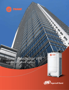 Trane Advantage VRF variable refrigerant systems