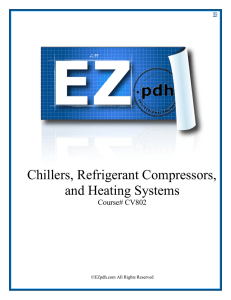 ME802-Chillers, Refrigerant Compressors, and Heating Systems