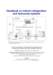 Handbook on indirect refrigeration and heat pump systems