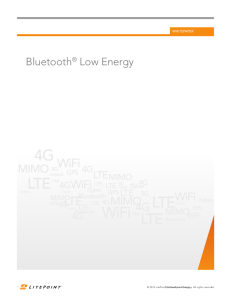 Bluetooth® Low Energy