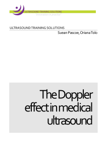The Doppler effect in medical ultrasound