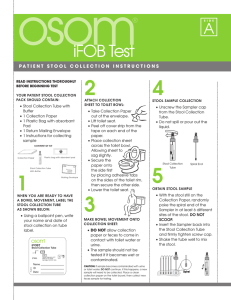 OSOM iFOBT Patient Instructions
