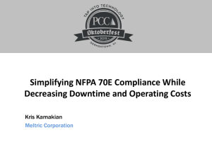(S16) Simplifying NFPA 70E Compliance While Decreasing