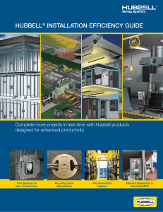 hubbell® installation efficiency guide